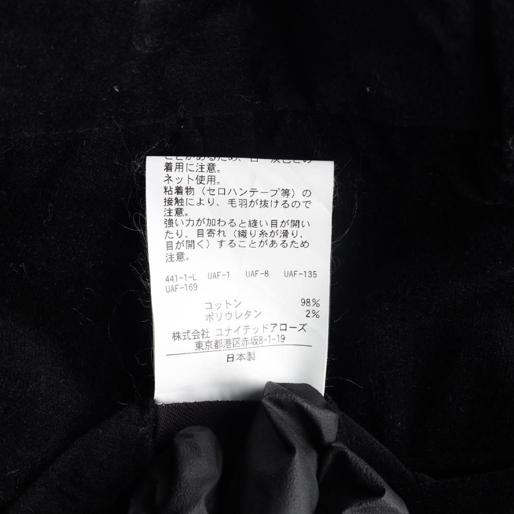 스티븐 알란 블랙 벨벳 핀턱 와이드 치노팬츠 배기팬츠 상세 이미지 7