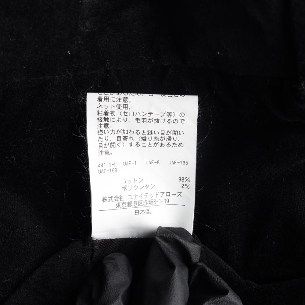 스티븐 알란 블랙 벨벳 핀턱 와이드 치노팬츠 배기팬츠 이미지 7