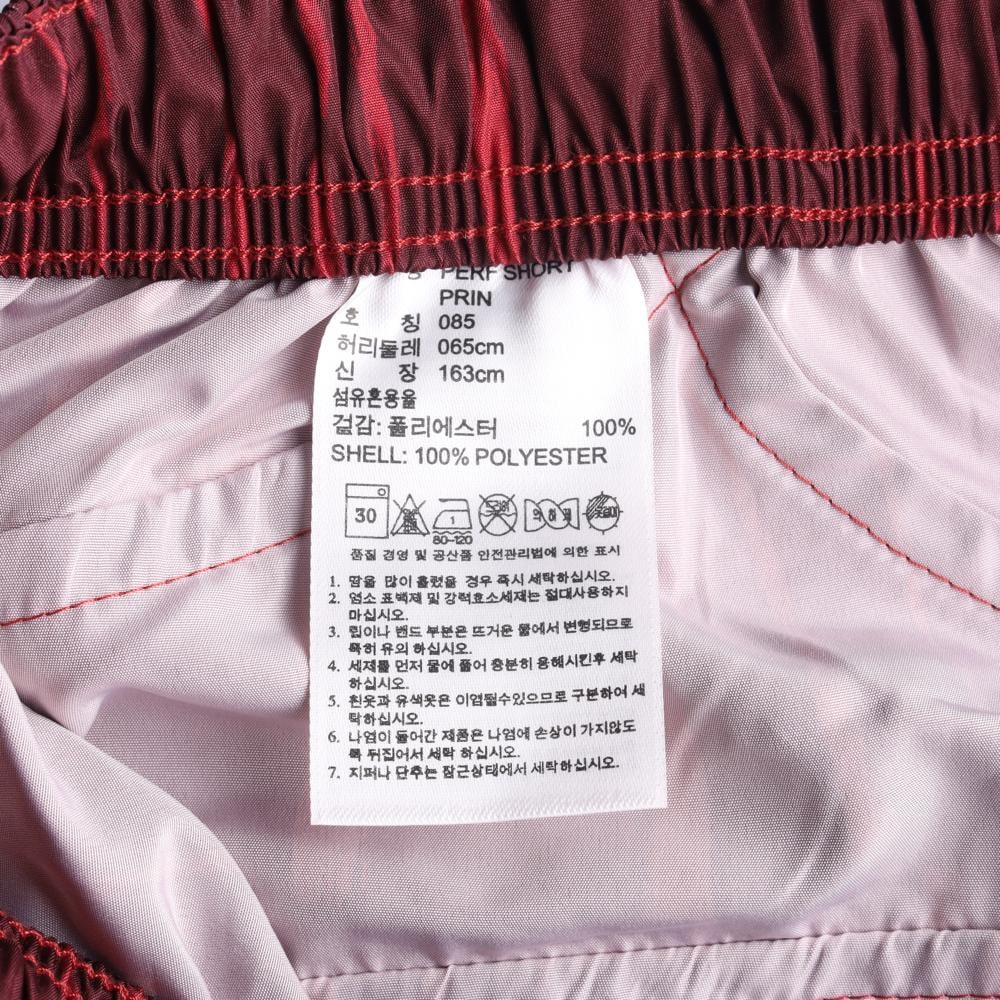 아디다스X스텔라맥카트니 레드 미니 러닝 쇼츠 반바지 이미지 6