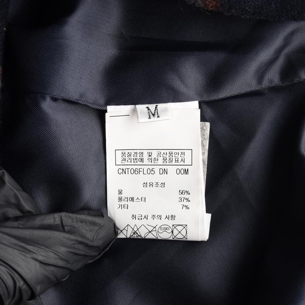 마가린핑거스 네이비 카멜 체크 겨울 미니 스커트 울치마 상세 이미지 6