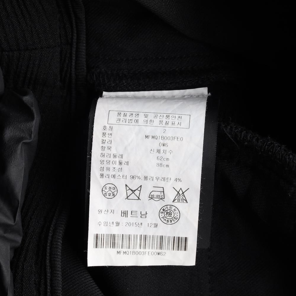 클럽모나코 블랙 사이드 버클 슬랙스 바지 이미지 7