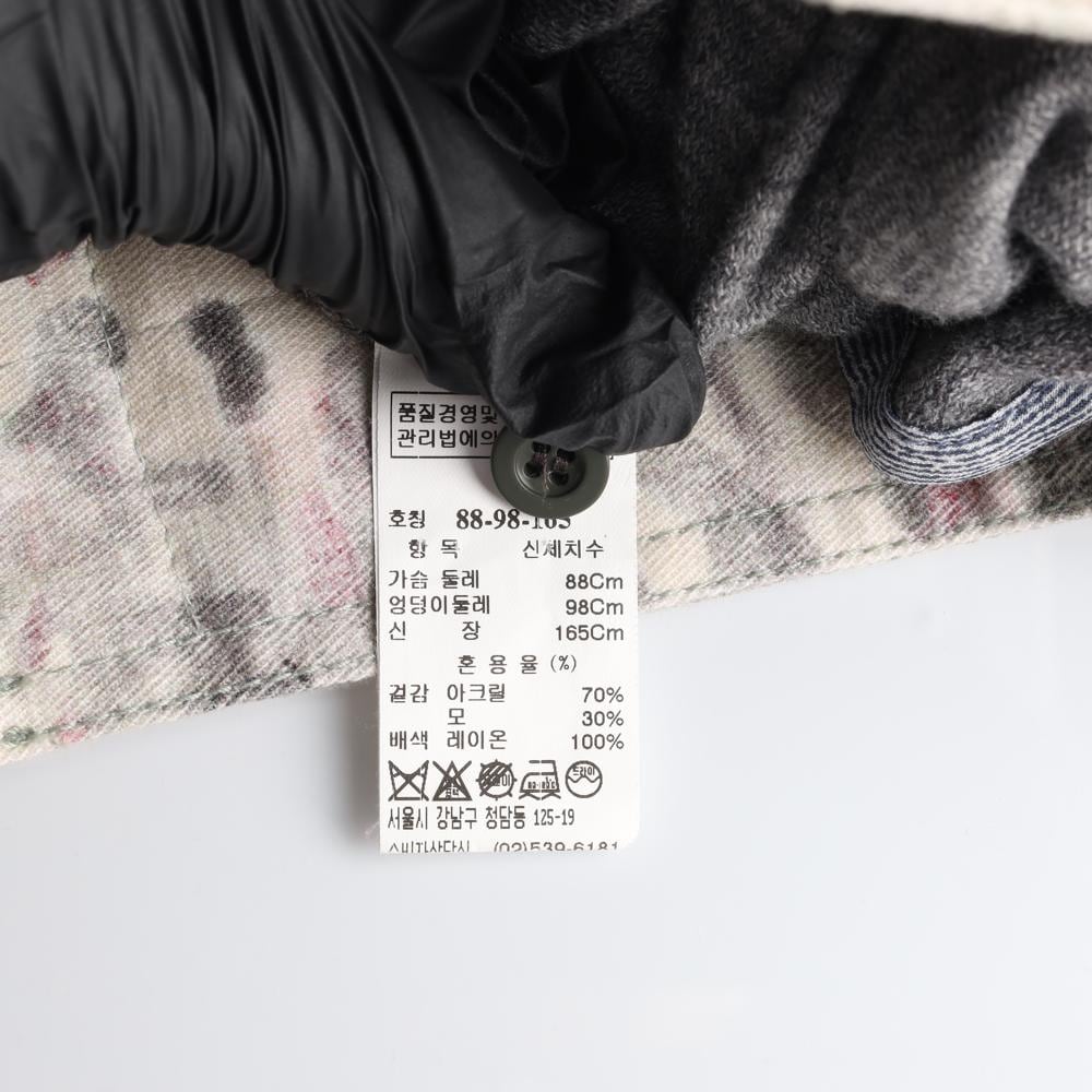 시스템 배색카라 패턴 울블렌드 워크자켓 재킷 상세 이미지 7