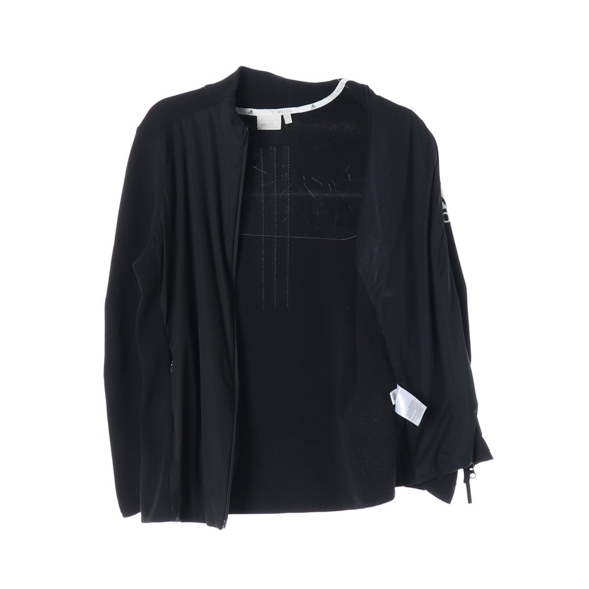 아디다스 삼선 블랙 골프 CLIMACOOL 2WAY 집업재킷 상세 이미지 4