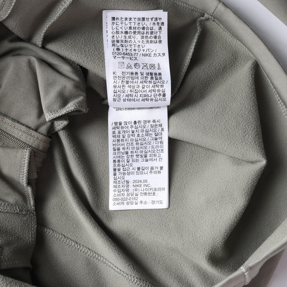 나이키 드라이핏 카키 핑거홀 기모 러닝탑 스포츠 집업재킷 이미지 7