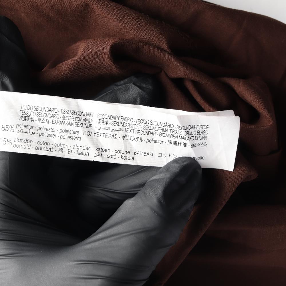 자라 브라운 모크넥 긴팔 롱 원피스 드레스 이미지 8