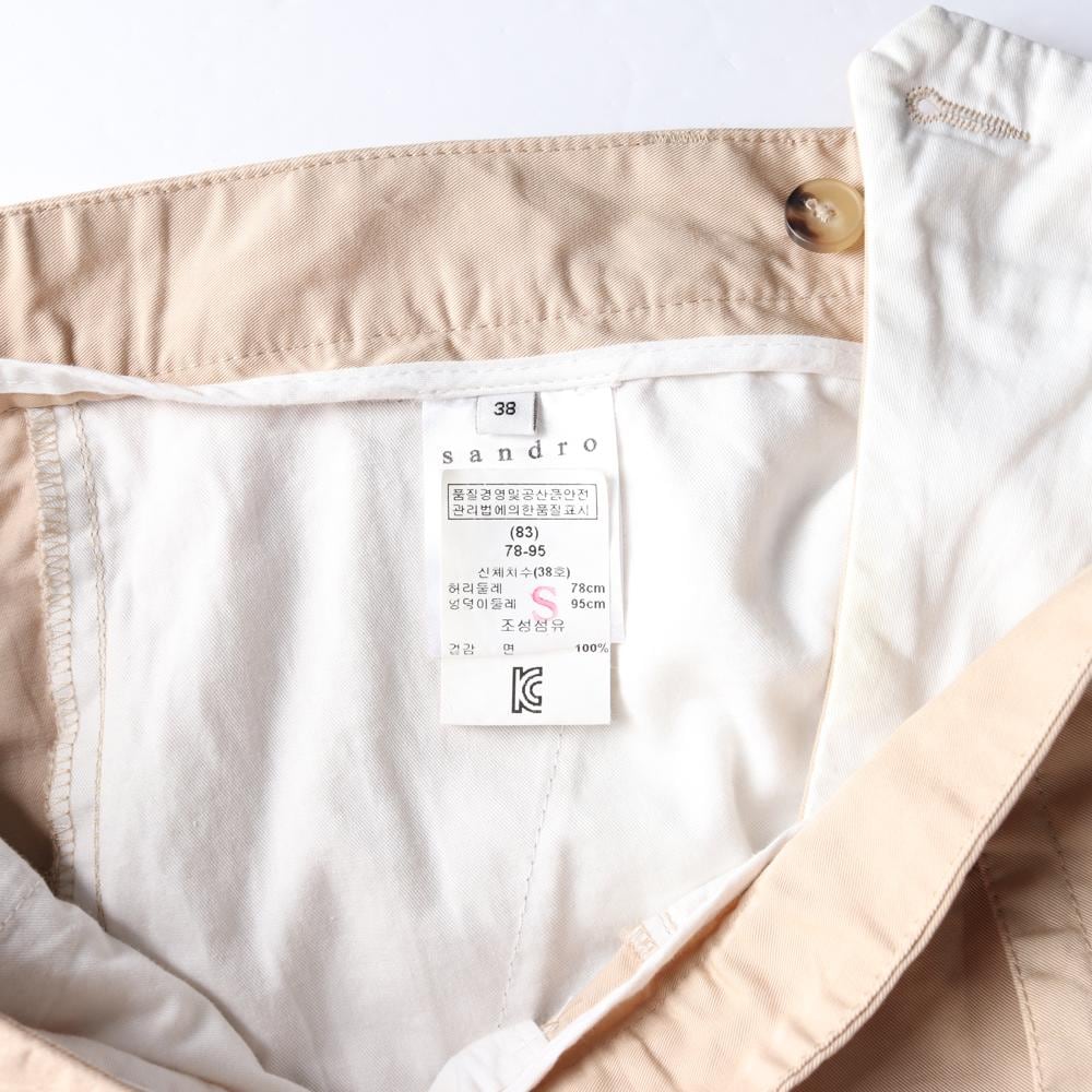 산드로 베이지 버뮤다팬츠 치노팬츠 반바지 쇼츠 상세 이미지 6
