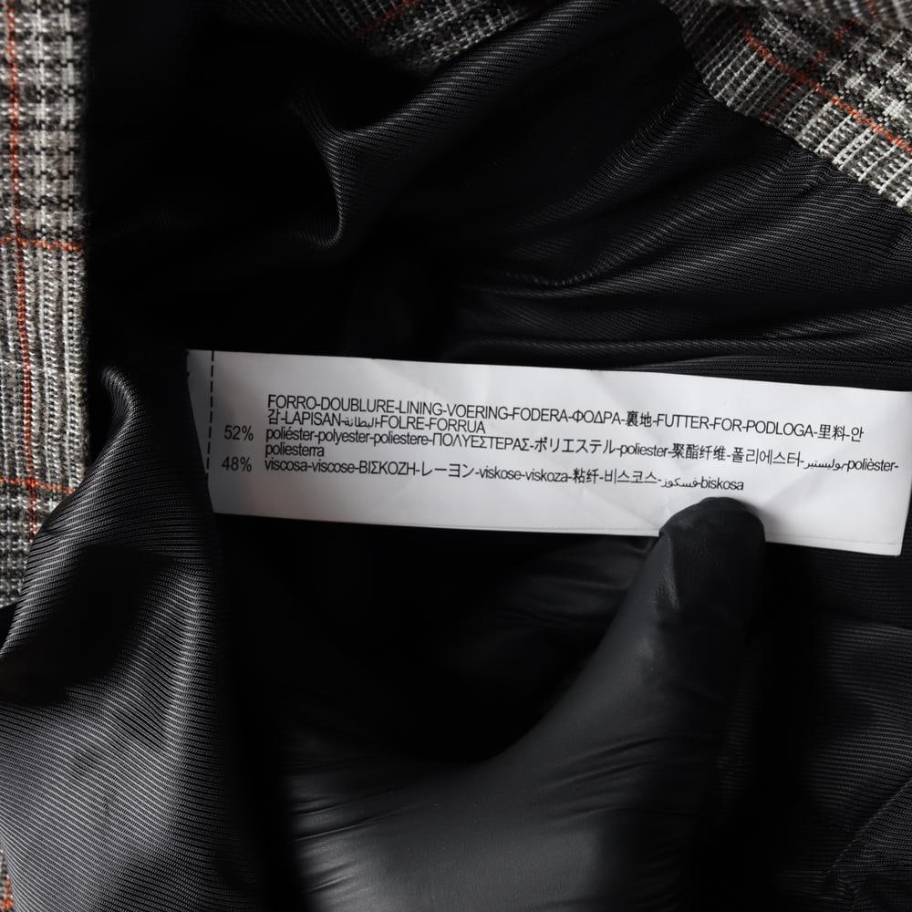 자라 그레이 글렌 체크 블레이저 더블브레스티드재킷 이미지 6