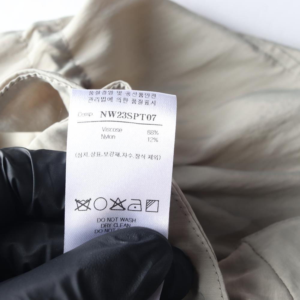 노이어 카키 빅카고 와이드 나일론 파라수트 팬츠 상세 이미지 7