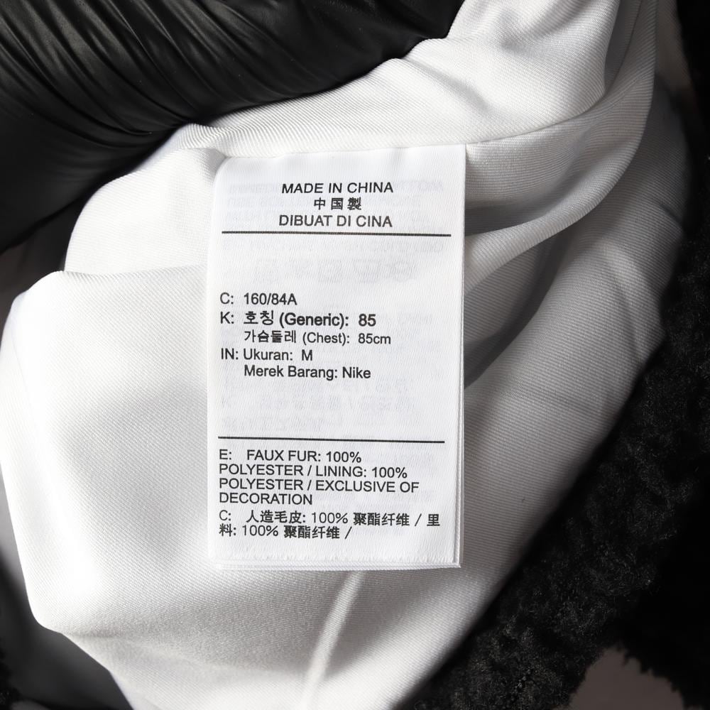 나이키 블랙 스우시 쉐르파 자켓 플리스 자켓 뽀글이 상세 이미지 7