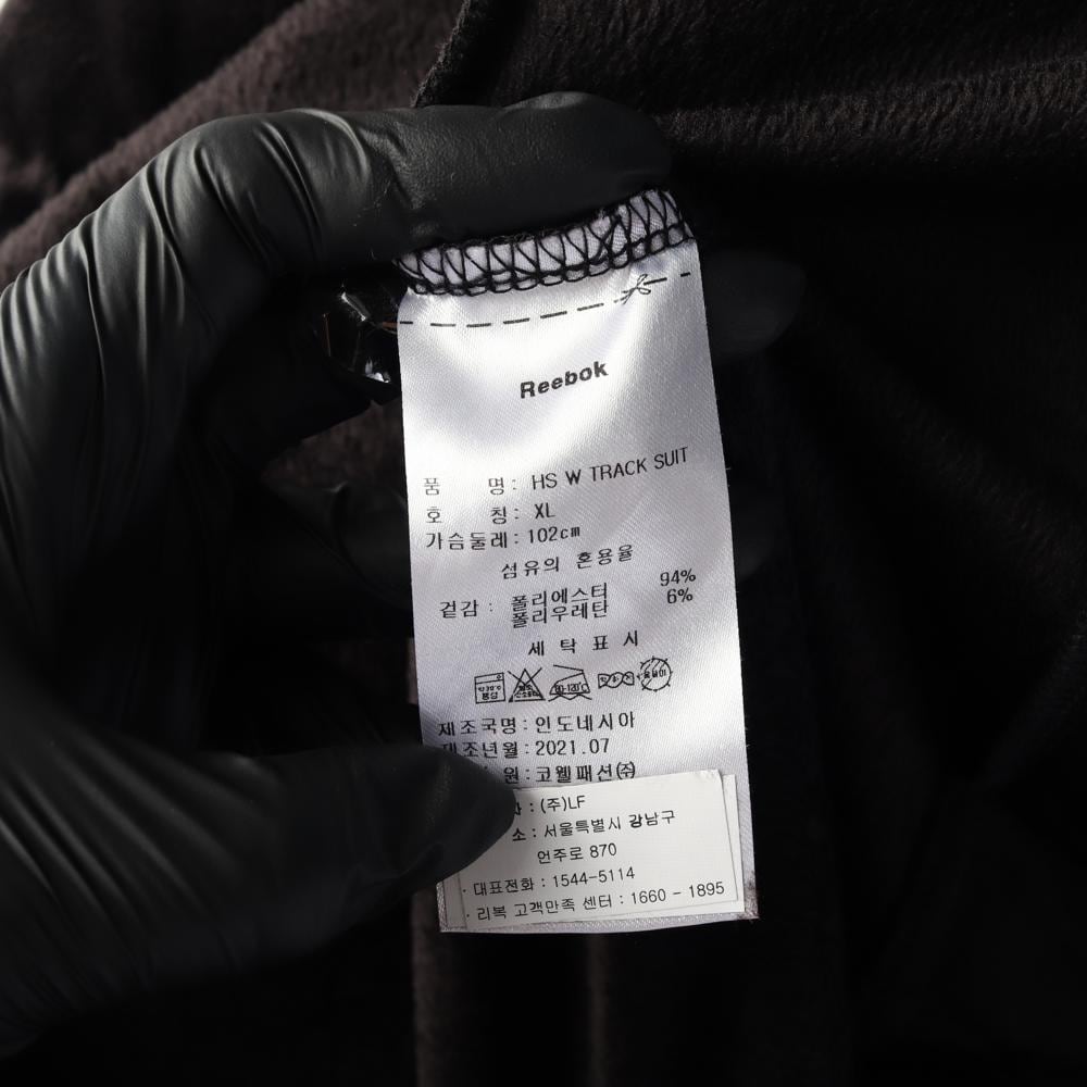 리복 벨벳 로고 기모 후드 집업 점퍼 트랙수트 재킷 상세 이미지 7