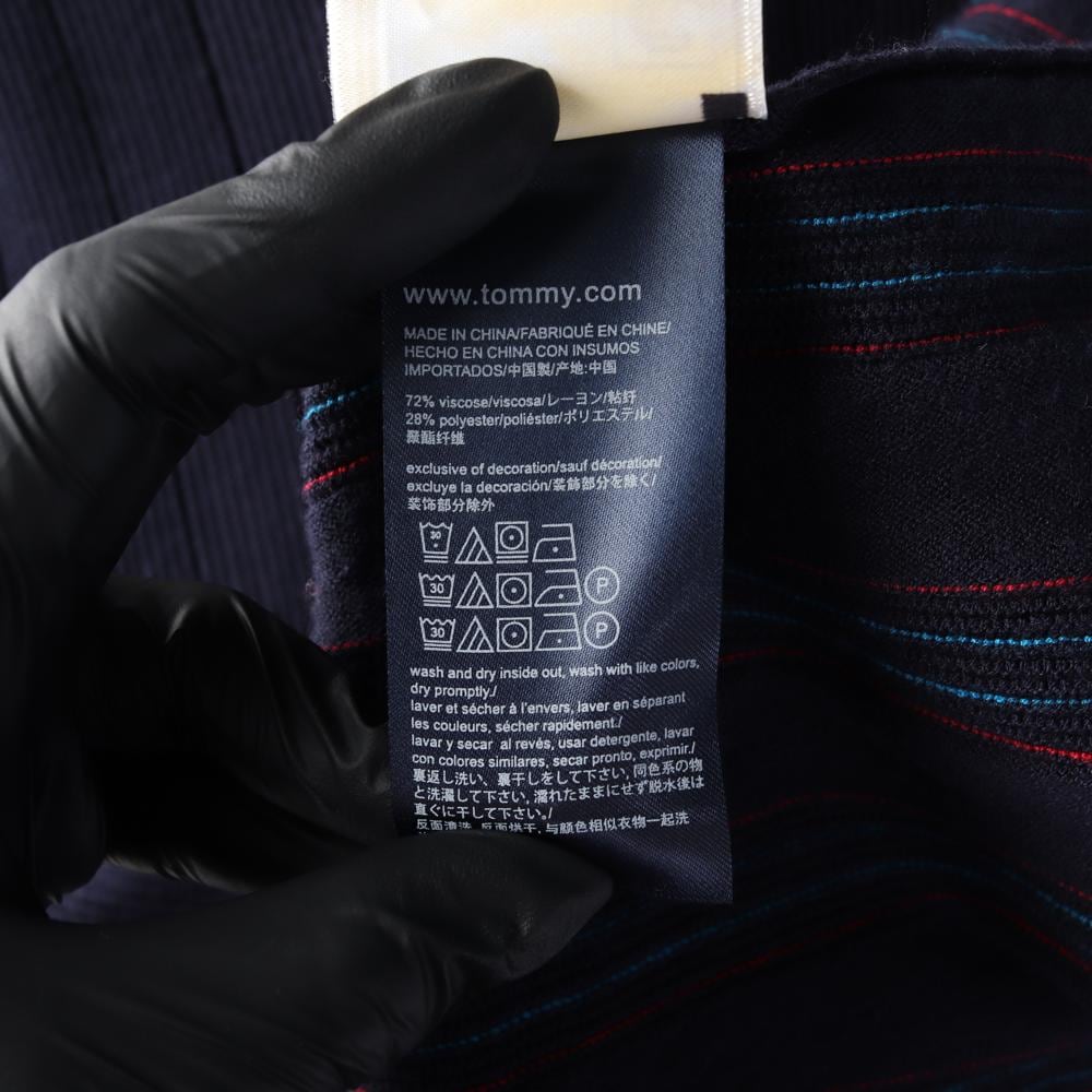 타미힐피거 네이비 민소매 롱 니트원피스 상세 이미지 7