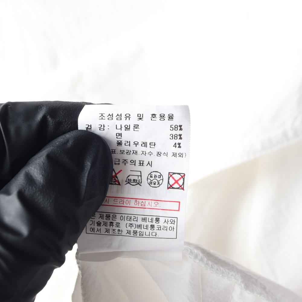 시슬리 화이트 오프숄더 크롭 셔츠 블라우스 상세 이미지 6