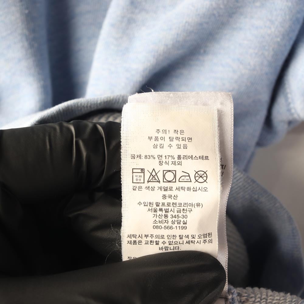 폴로 랄프 로렌 블루 포켓 맨투맨 스웨트셔츠 상세 이미지 6