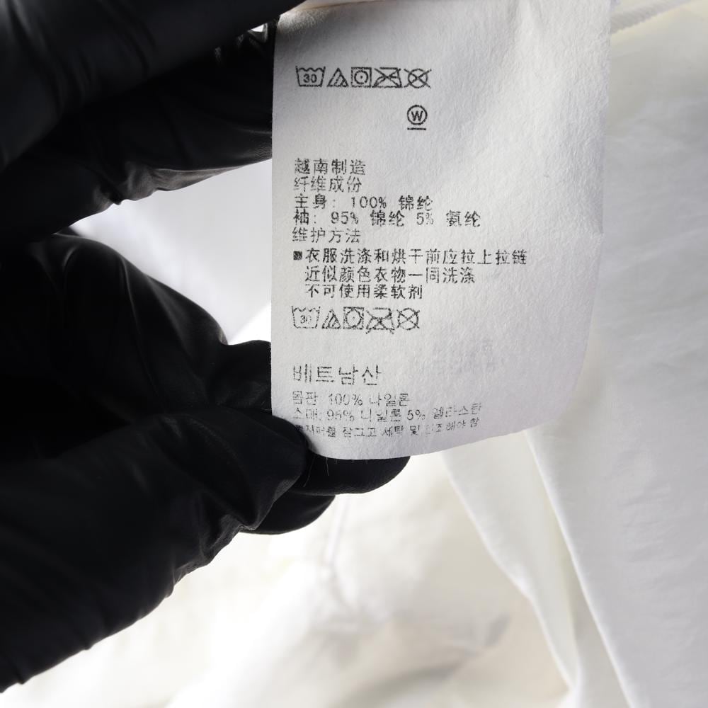 언더 아머 화이트 블랙 나그랑 경량 나일론 바람막이 집업 재킷 상세 이미지 7