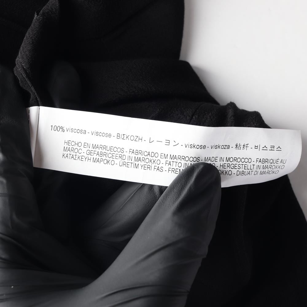자라 블랙 러플 캉캉 와이드팬츠 바지 상세 이미지 7
