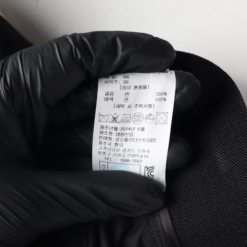 럭키슈에뜨 블랙 패턴 벌룬 미니 스커트 치마 상세 이미지 6