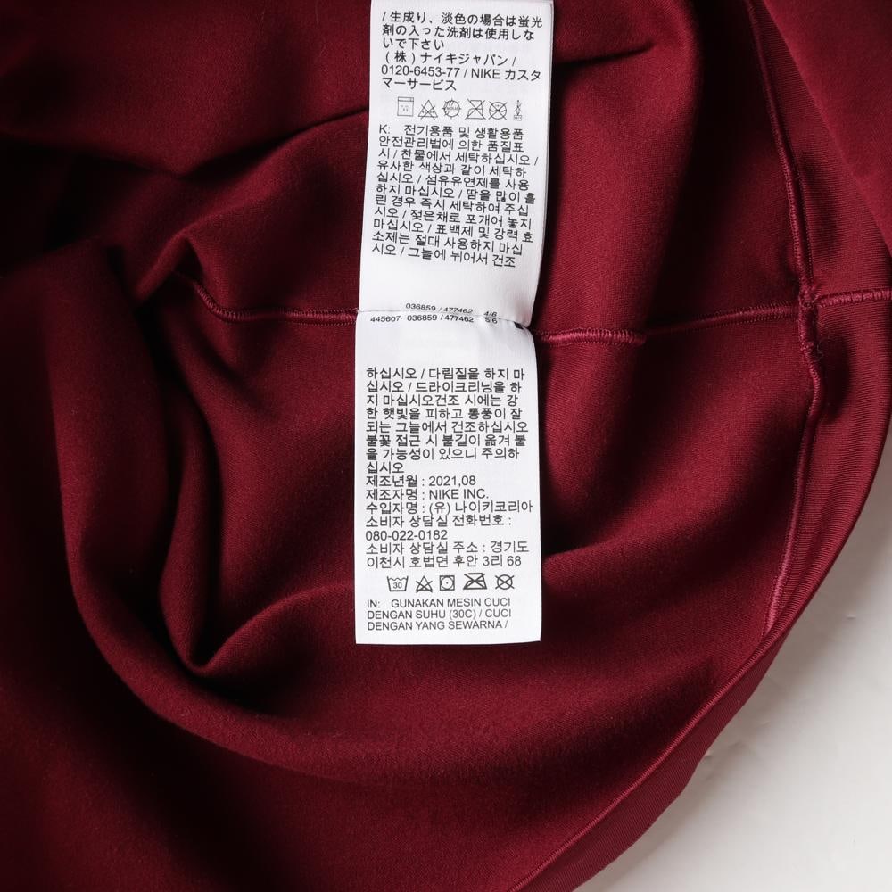 나이키 프로 드라이핏 버건디 하프집업 긴팔 티셔츠 이미지 7
