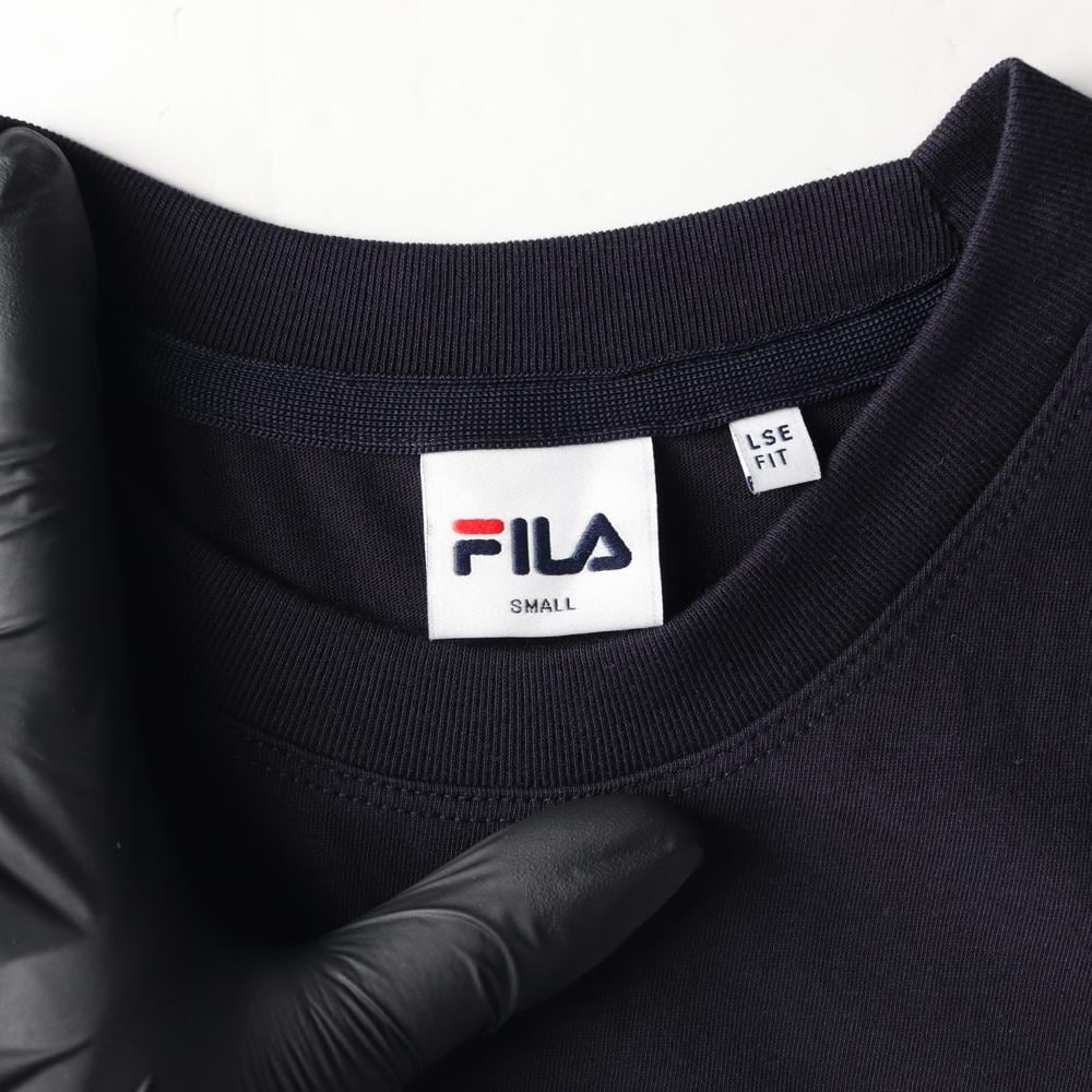 휠라 FILA 네이비 빅로고 민소매 크롭 나시 탱크탑 상세 이미지 5