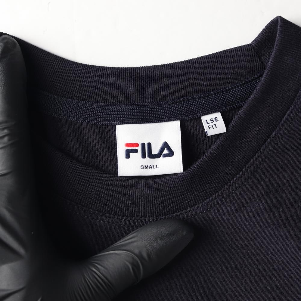 휠라 FILA 네이비 빅로고 민소매 크롭 나시 탱크탑 이미지 5