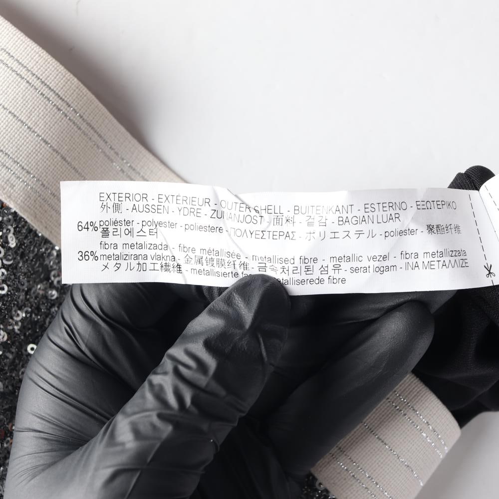 자라 실버 스팽글 스커트 밴딩 치마 이미지 7