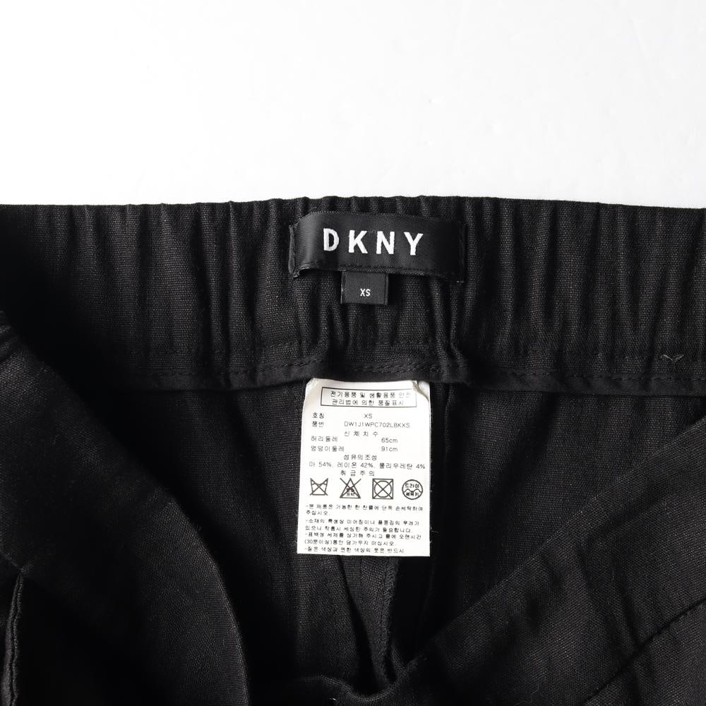 DKNY디케이엔와이 블랙 뒷밴딩 슬랙스 바지 이미지 6