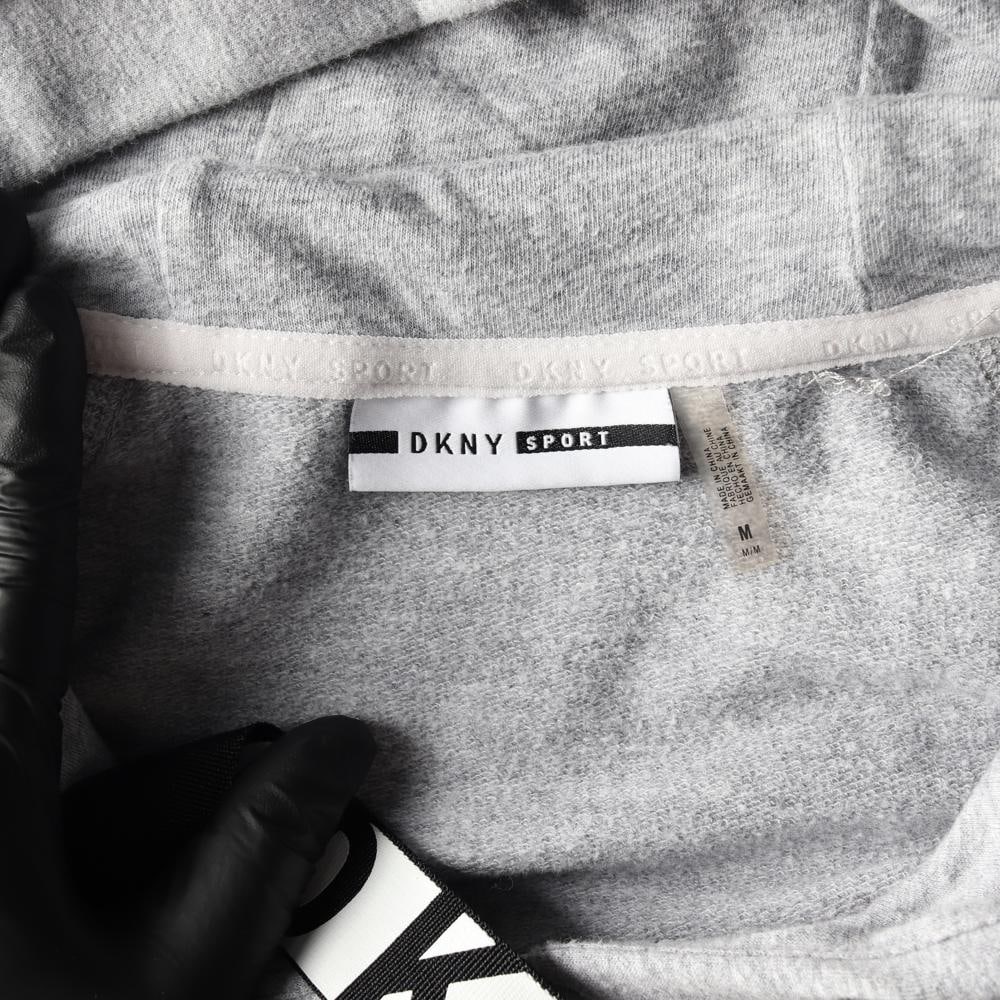 DKNY디케이엔와이 그레이 로고 후드 집업재킷 이미지 5