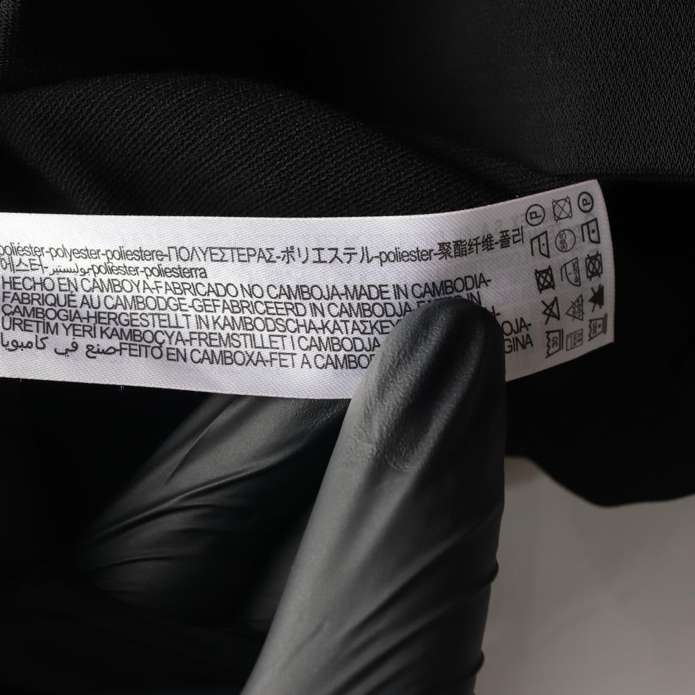 자라 블랙 반팔 더블버튼 랩 롱 원피스 드레스 이미지 7