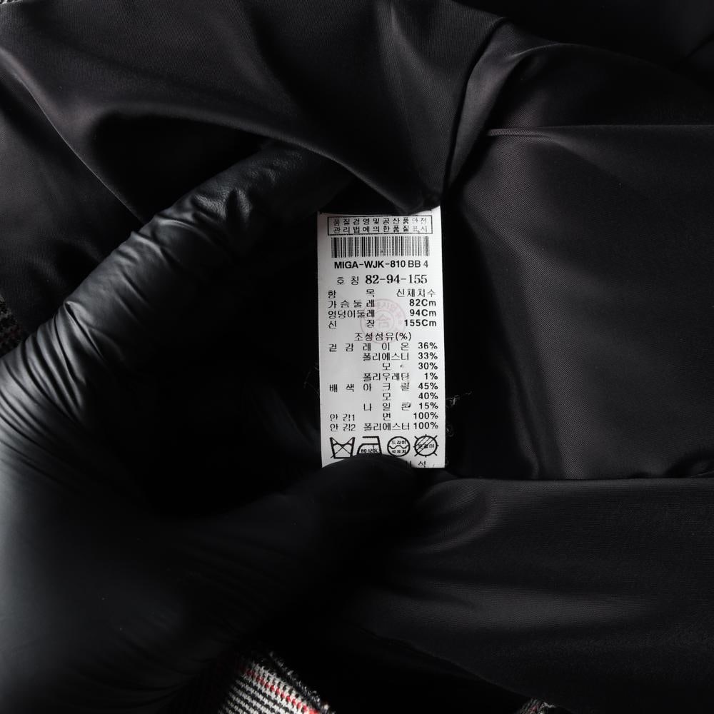 미샤 글렌체크 원버튼 자켓 블레이저 테일러드재킷 이미지 6