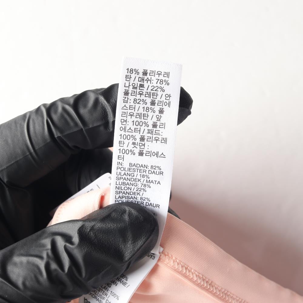 나이키 에어 드라이핏 핑크 메쉬 스포츠브라 브라탑 상세 이미지 7