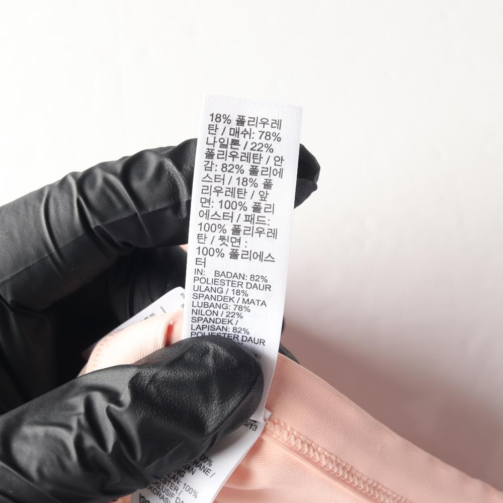 나이키 에어 드라이핏 핑크 메쉬 스포츠브라 브라탑 이미지 7