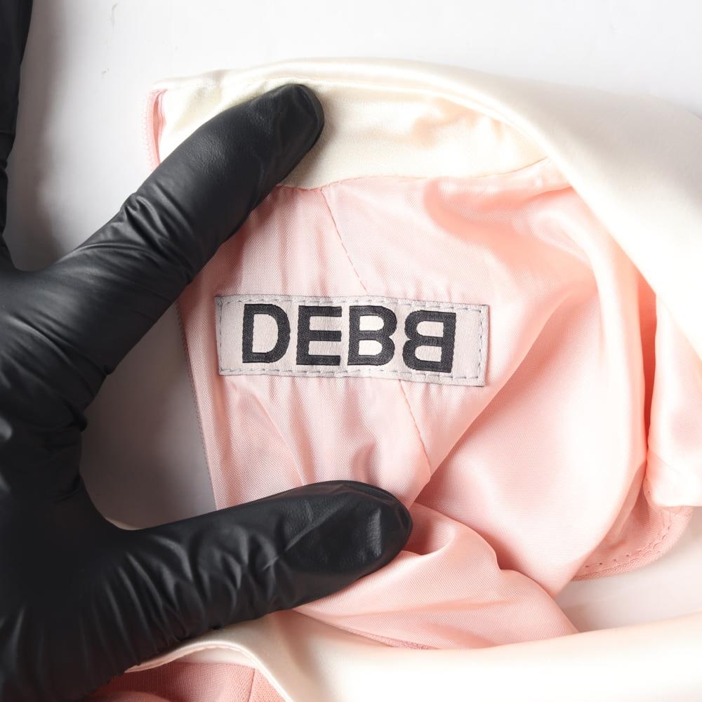 DEBB뎁 핑크 큐빅 보석 카라 민소매 원피스 드레스 이미지 6