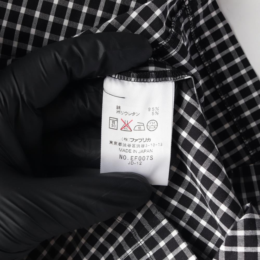 라코스테 블랙 체크 로고 보트넥 민소매 원피스 나시 드레스 상세 이미지 7