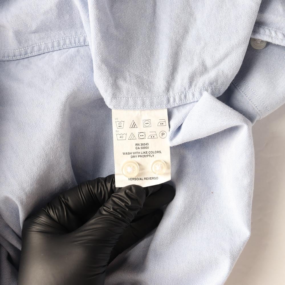 타미힐피거 스카이블루 와이드카라 긴팔 셔츠 상세 이미지 6