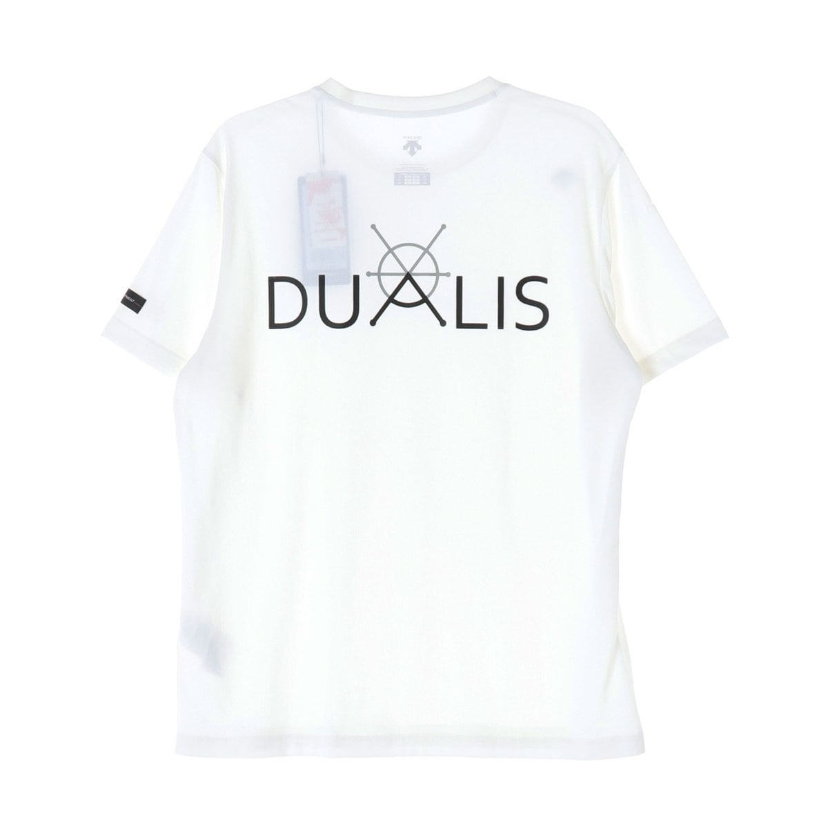 데상트 화이트 DUALIS 반팔 티셔츠 상세 이미지 4