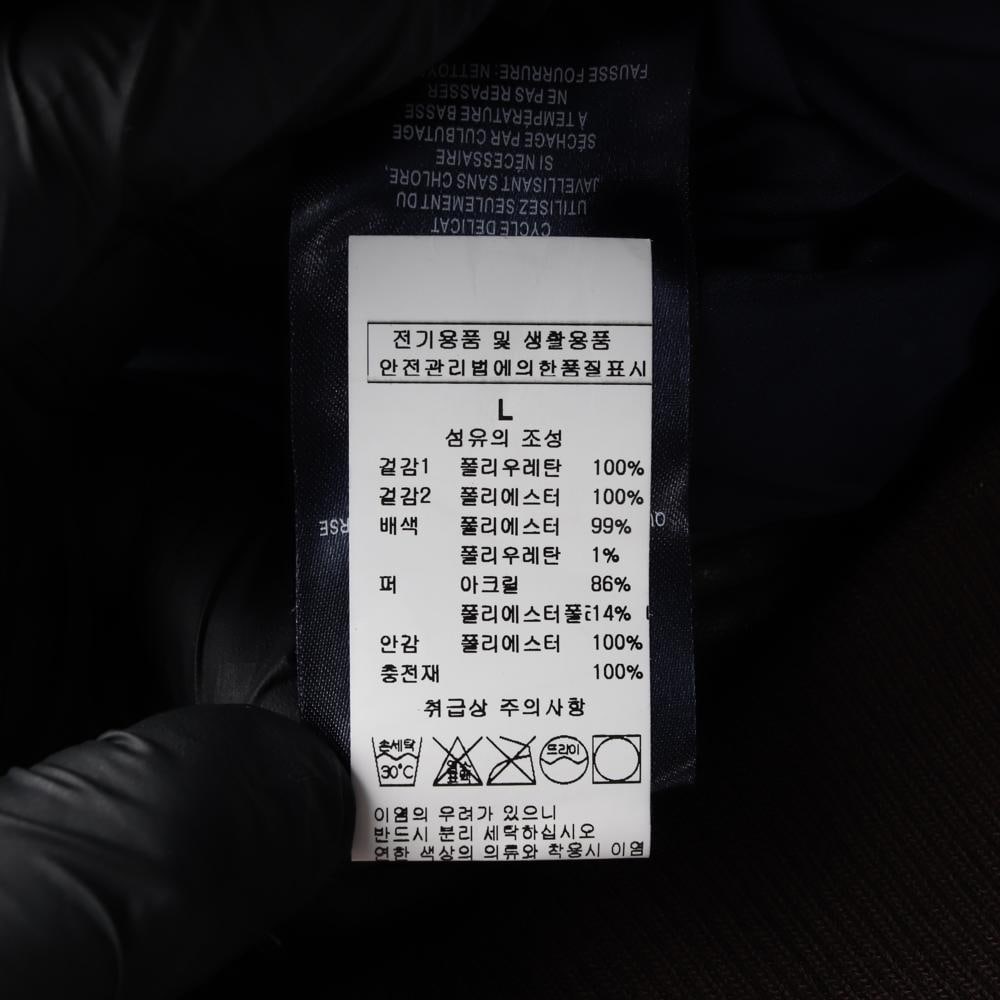 타미힐피거 다크브라운 레더 가죽 패딩 점퍼 이미지 7