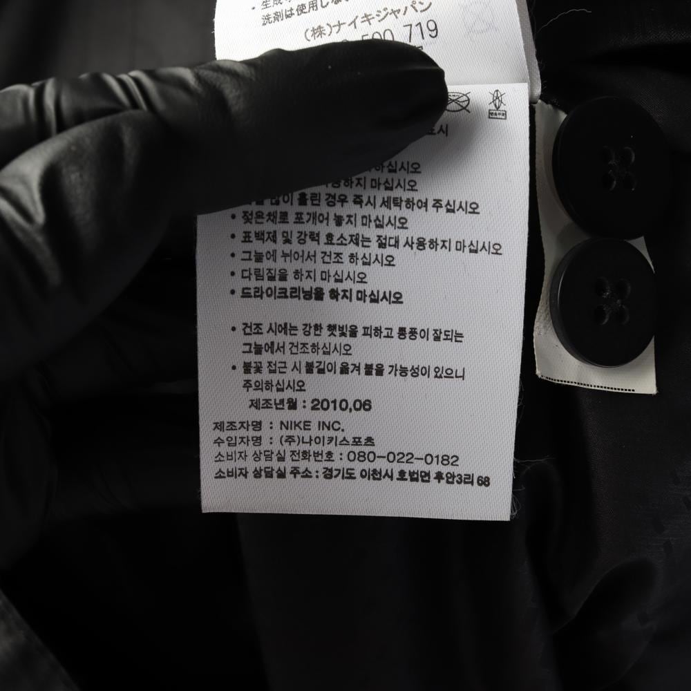 나이키골프 블랙 벨트 스톰핏 하프 바람막이 집업 재킷 상세 이미지 8