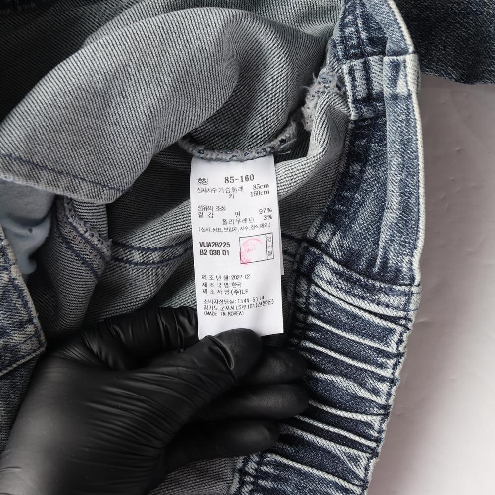 아떼바네사브루노 22SS 진청 워싱 노카라 라운드 청자켓 데님재킷 이미지 6