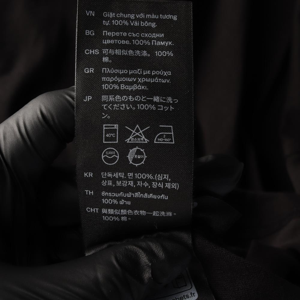 코스 블랙 하프넥 오버핏 가오리핏 반팔 티셔츠 이미지 6