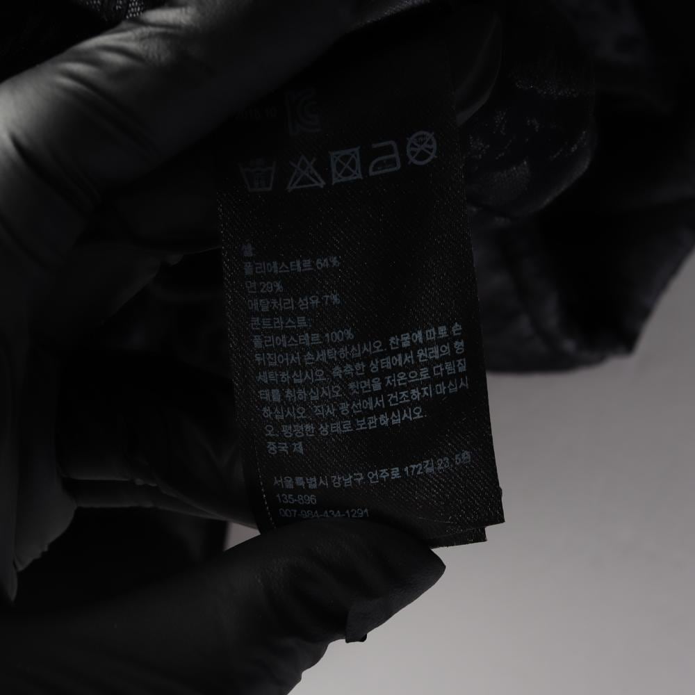 올세인츠 블랙 차콜 패턴 반팔 미니 원피스 드레스 상세 이미지 7