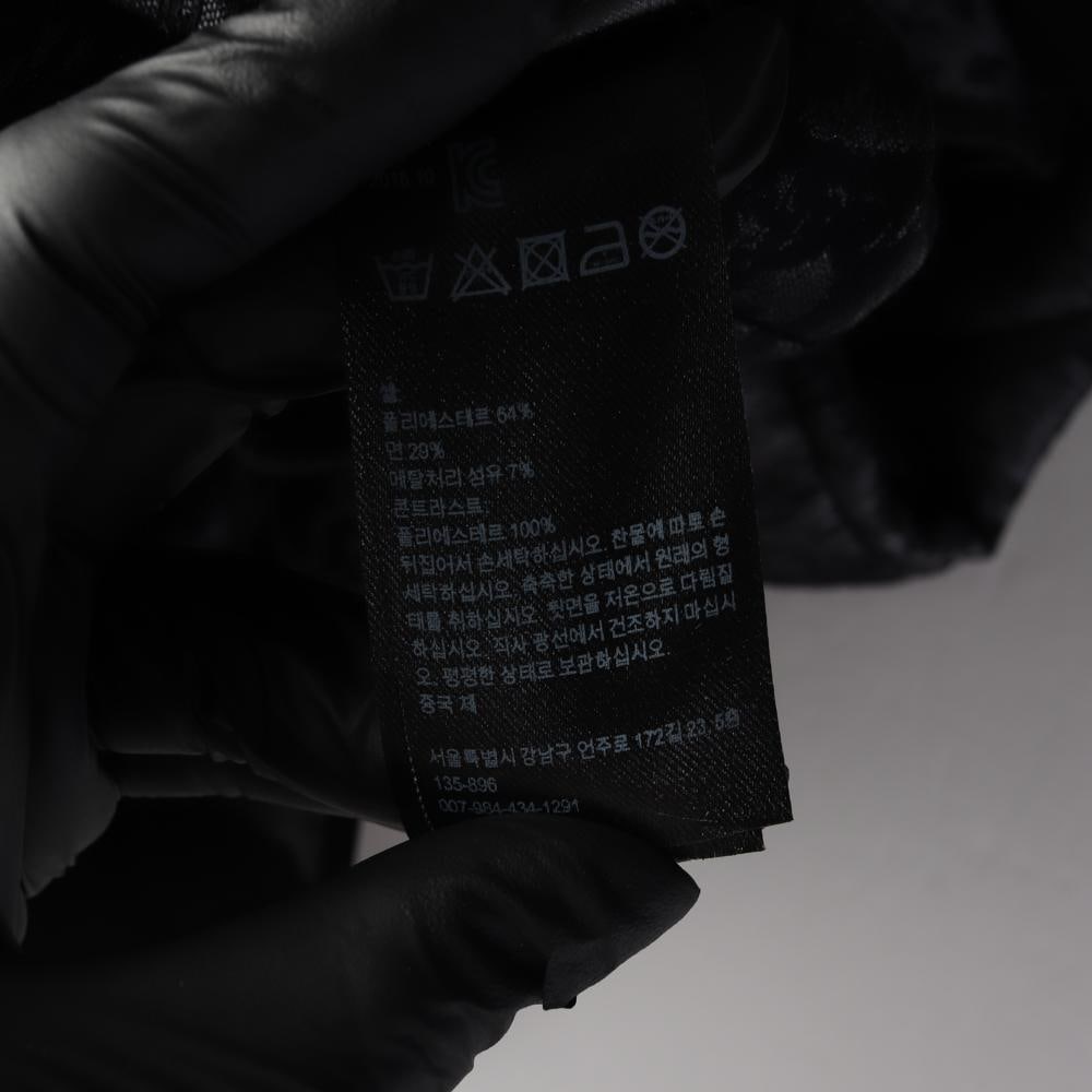 올세인츠 블랙 차콜 패턴 반팔 미니 원피스 드레스 이미지 7