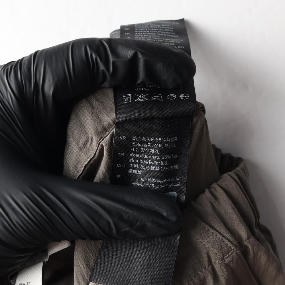 코스 카키 카고 스트링 와이드 나일론 파라수트 팬츠 이미지 7