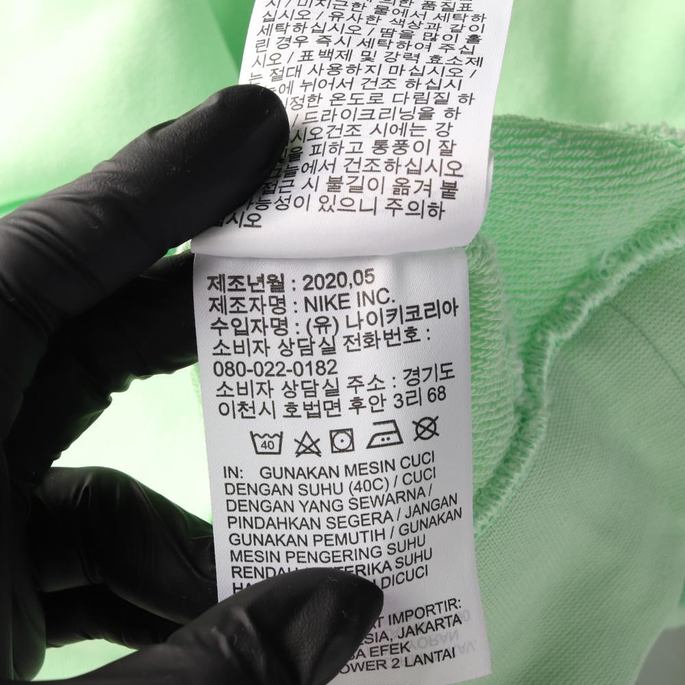 나이키 라이트그린 자수로고 맨투맨 스웨트셔츠 이미지 7