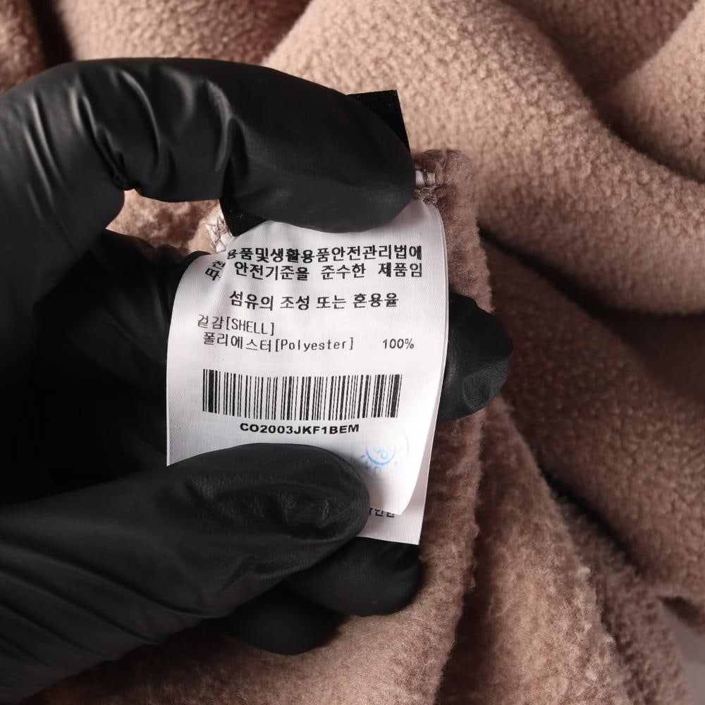 커버낫 브라운 로고 플리스 후리스 집업재킷 점퍼 이미지 6