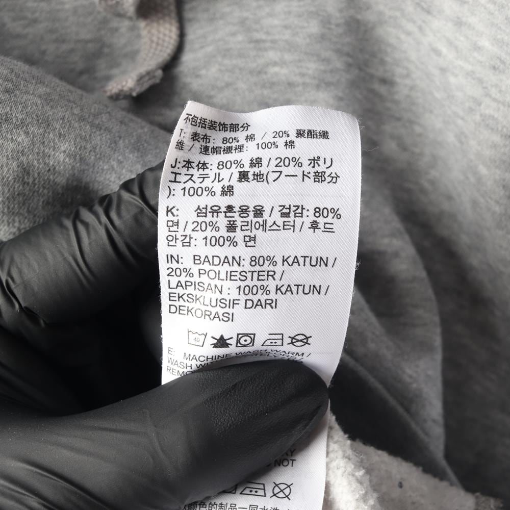 나이키 멜란지그레이 기모 후디 후드티 상세 이미지 6