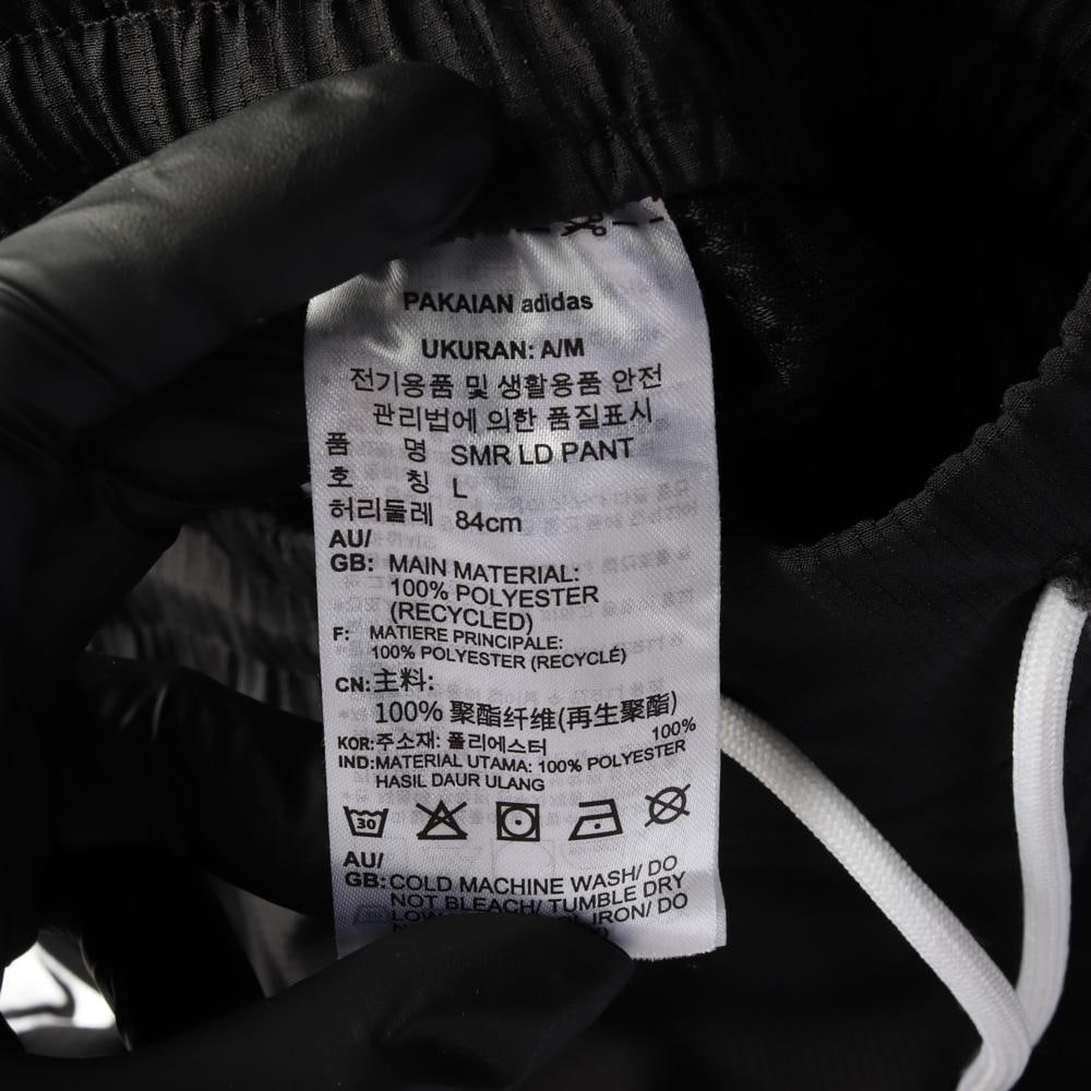 아디다스 블랙 메쉬 사이드라인 트랙팬츠 트레이닝 바지 팬츠 이미지 7