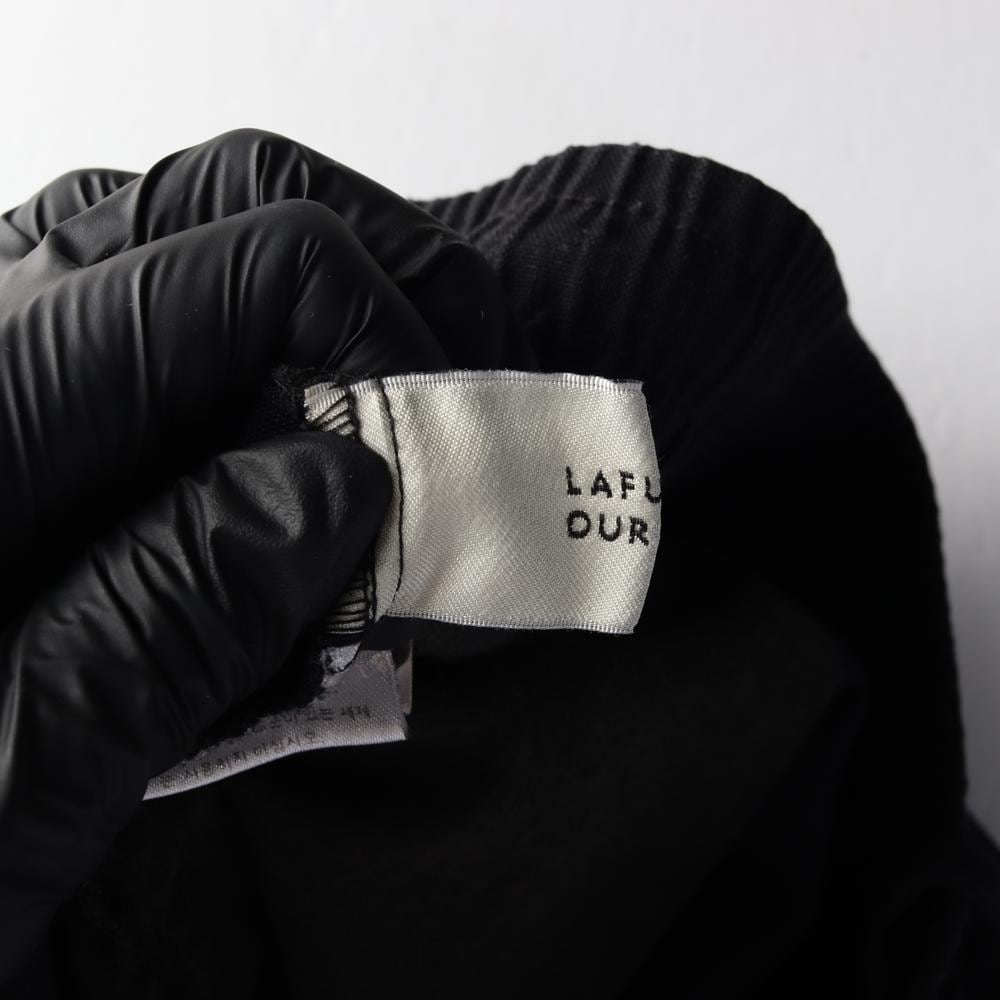 라퍼지스토어 블랙 핀턱 밴딩 와이드팬츠 바지 상세 이미지 6