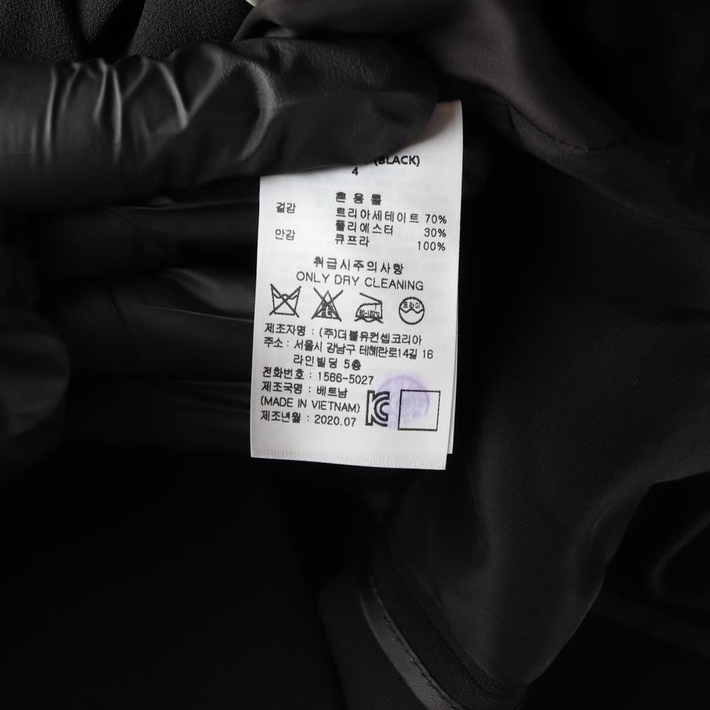 프론트로우 블랙 심플 블레이저 자켓 싱글브레스티드재킷 상세 이미지 6