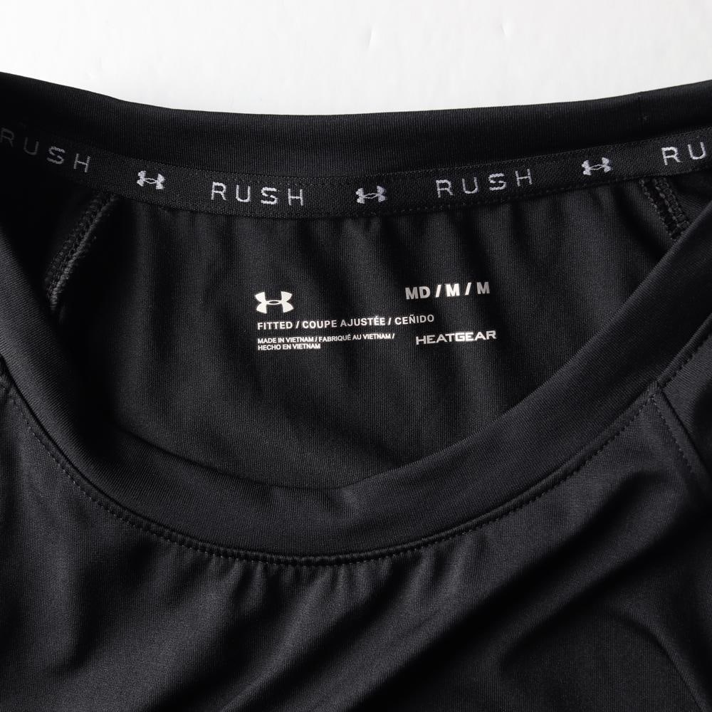 언더 아머 블랙 러쉬 RUSH 반팔 크루넥 티셔츠 이미지 5