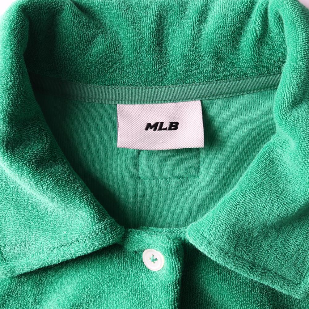 MLB엠엘비 뉴욕양키즈 그린 반팔 카라 테리 원피스 23SS 상세 이미지 6