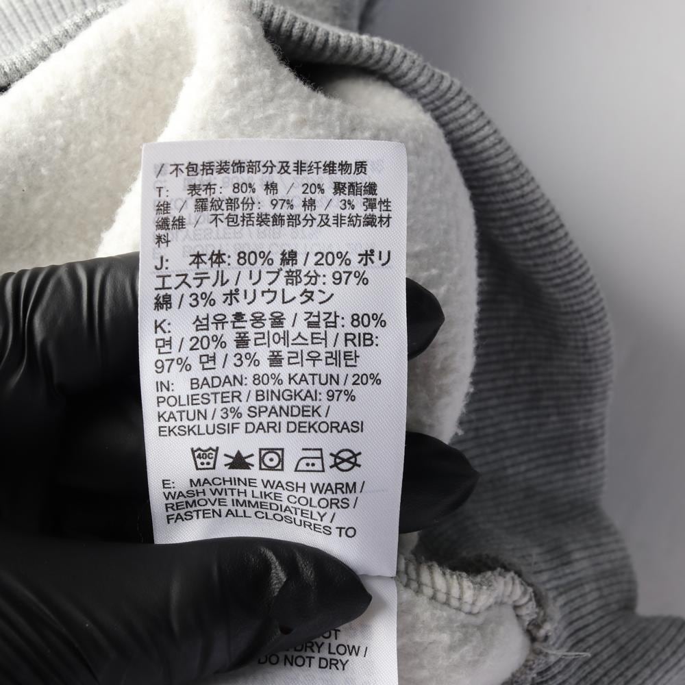 나이키 22FW 그레이 하프집업 크롭 기모 맨투맨 스웨트셔츠 상세 이미지 6